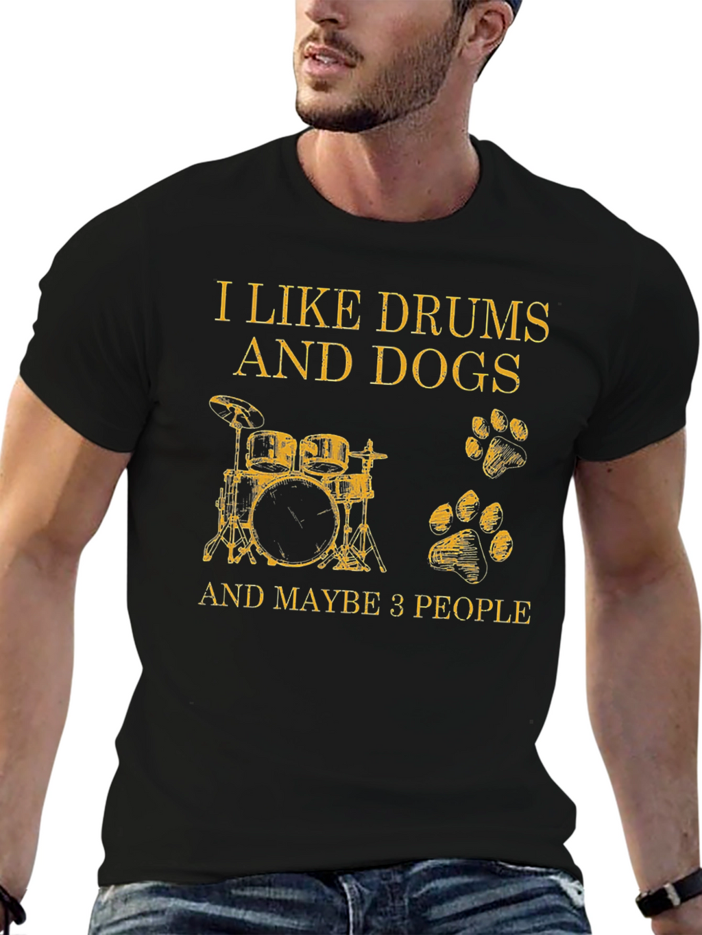 I Like Drums and Dogs T-Shirt