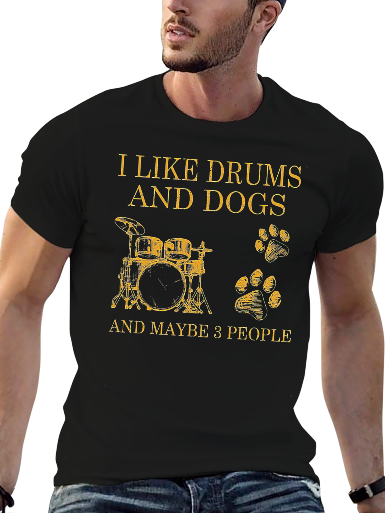 I Like Drums and Dogs T-Shirt