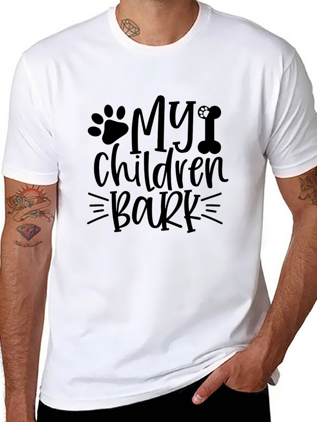 My Children Bark Funny Pet Lover T-Shirt