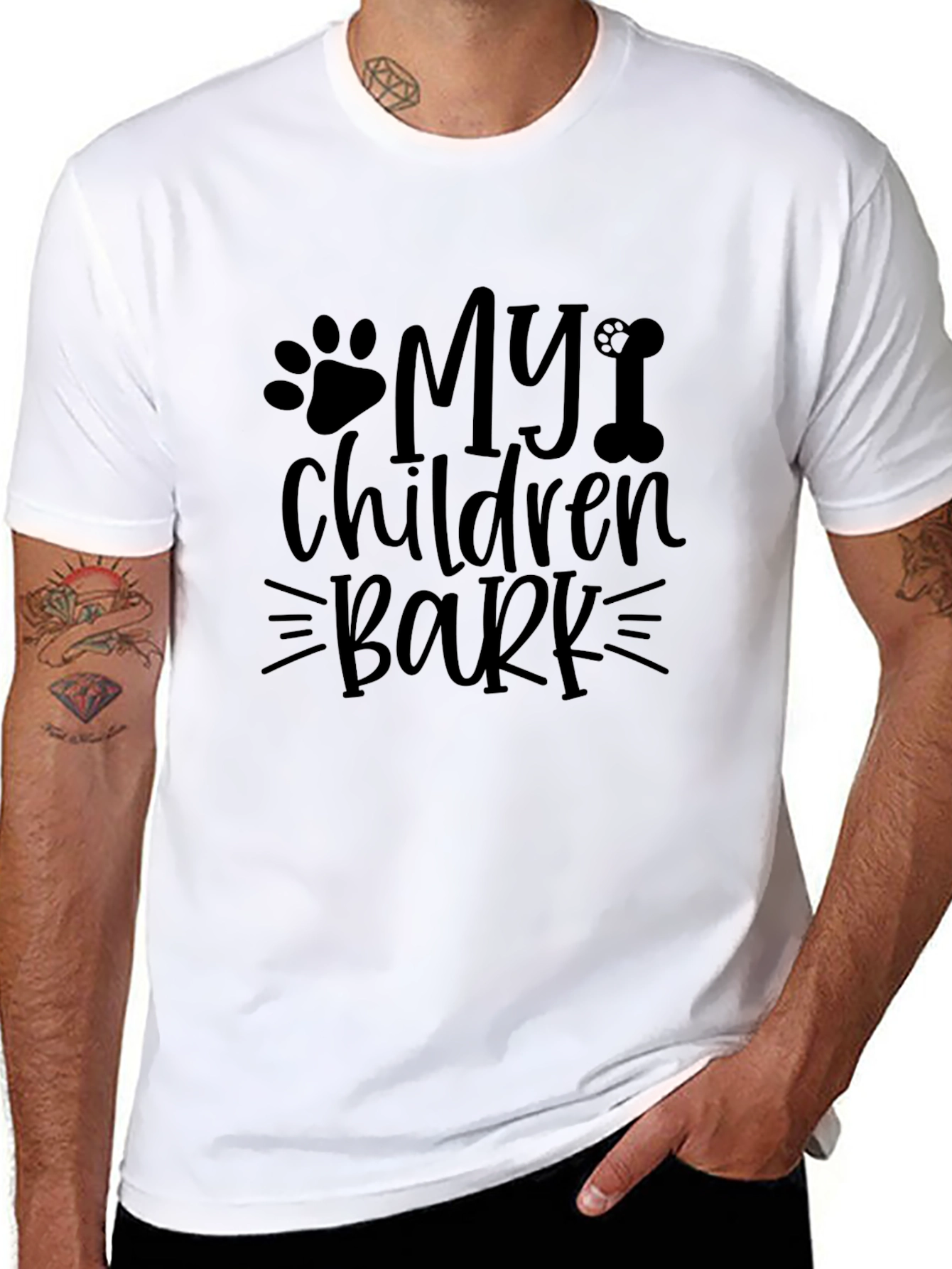 My Children Bark Funny Pet Lover T-Shirt