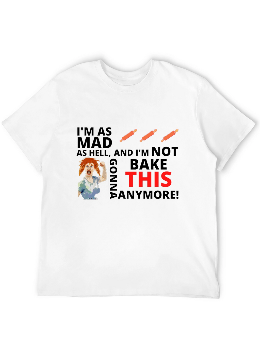Mad Baker T-Shirt - Funny Baking Tee