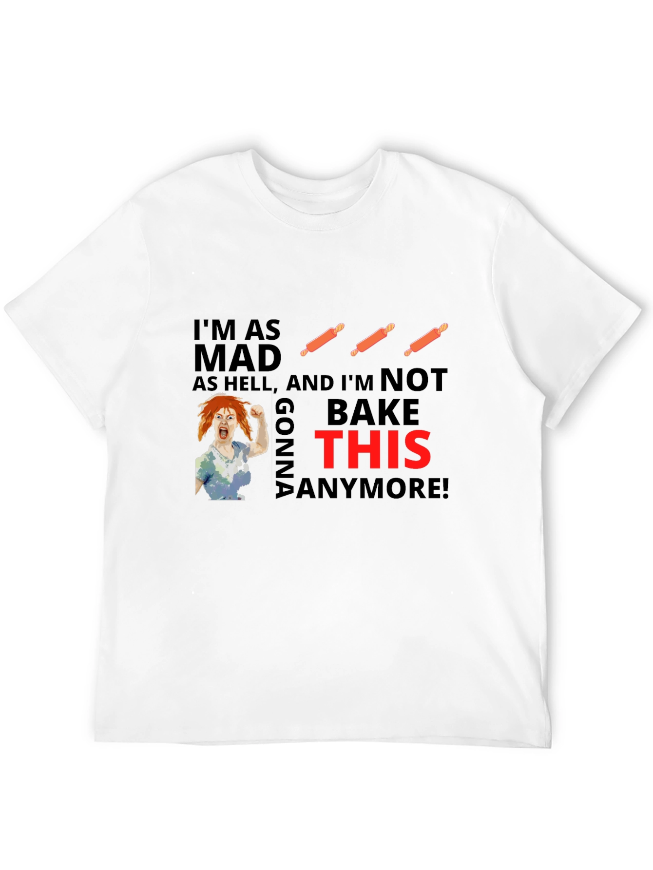 Mad Baker T-Shirt - Funny Baking Tee