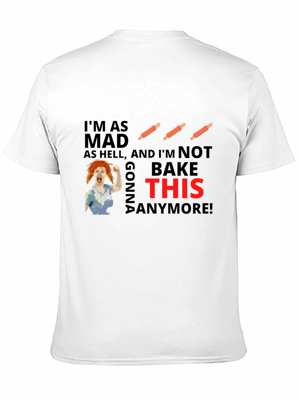 Mad Baker T-Shirt - Funny Baking Tee