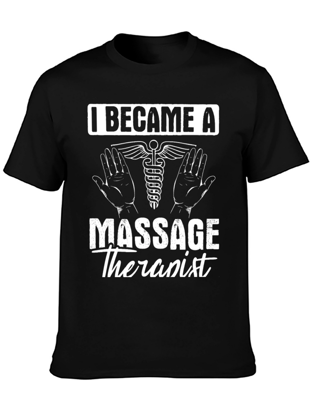 Massage Therapist T-Shirt - Black