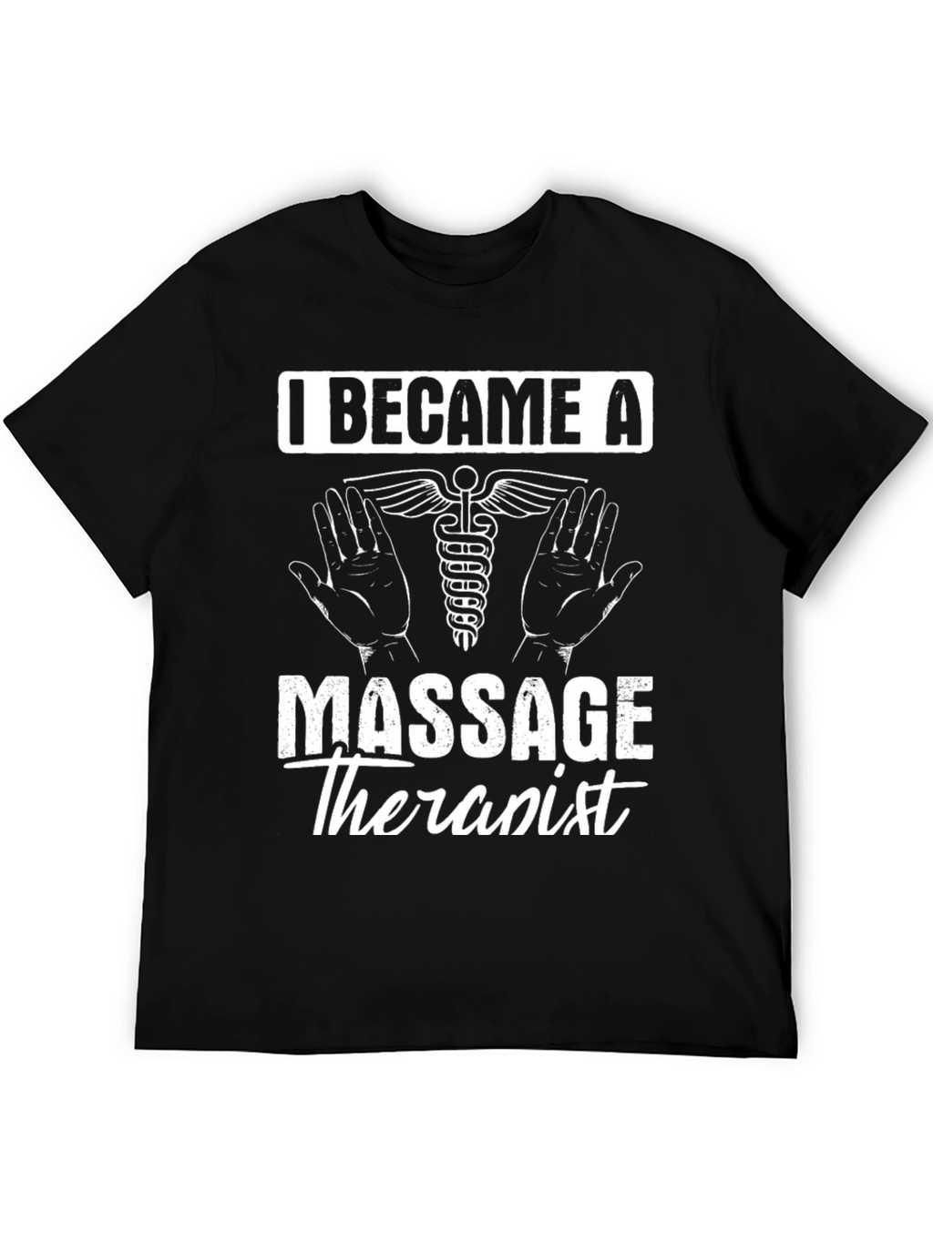 Massage Therapist T-Shirt - Black