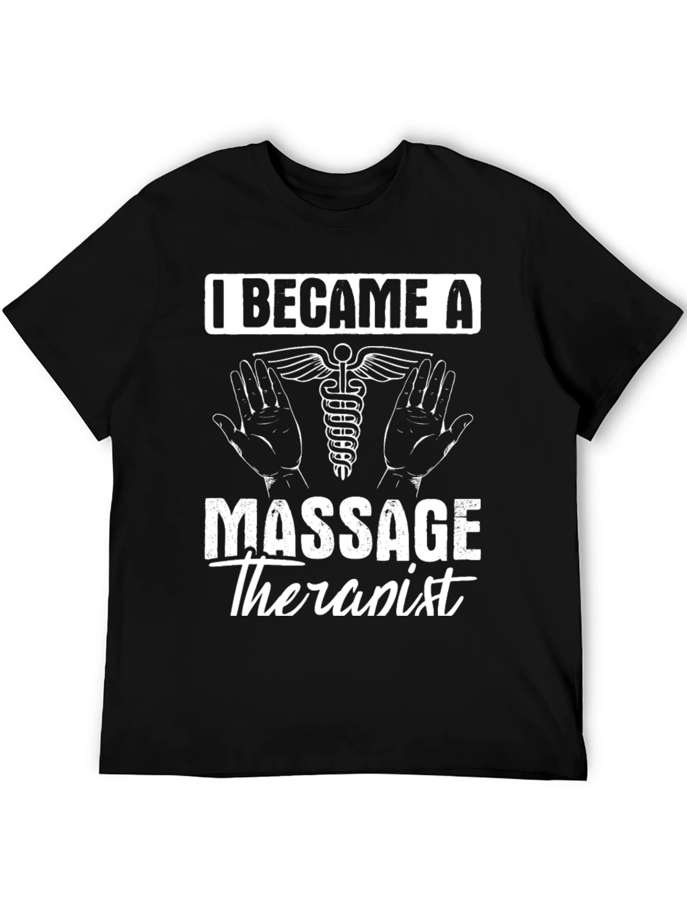 Massage Therapist T-Shirt - Black
