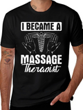 Massage Therapist T-Shirt - Black