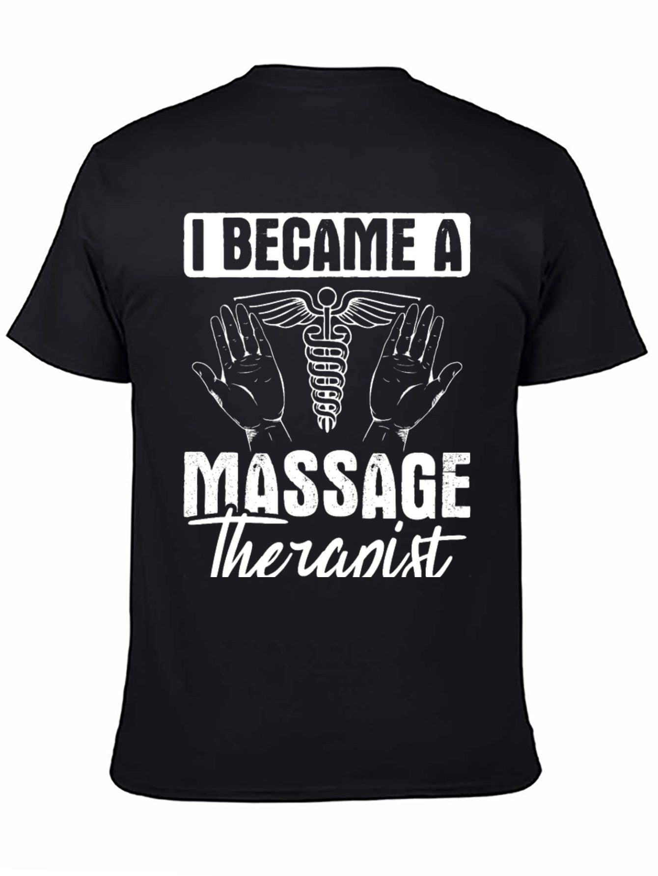 Massage Therapist T-Shirt - Black