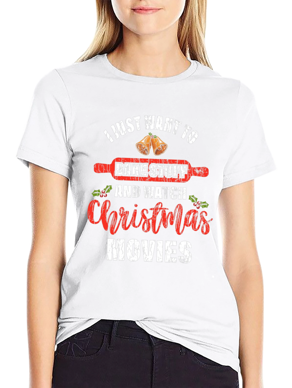 Bake Stuff & Christmas Movies T-Shirt
