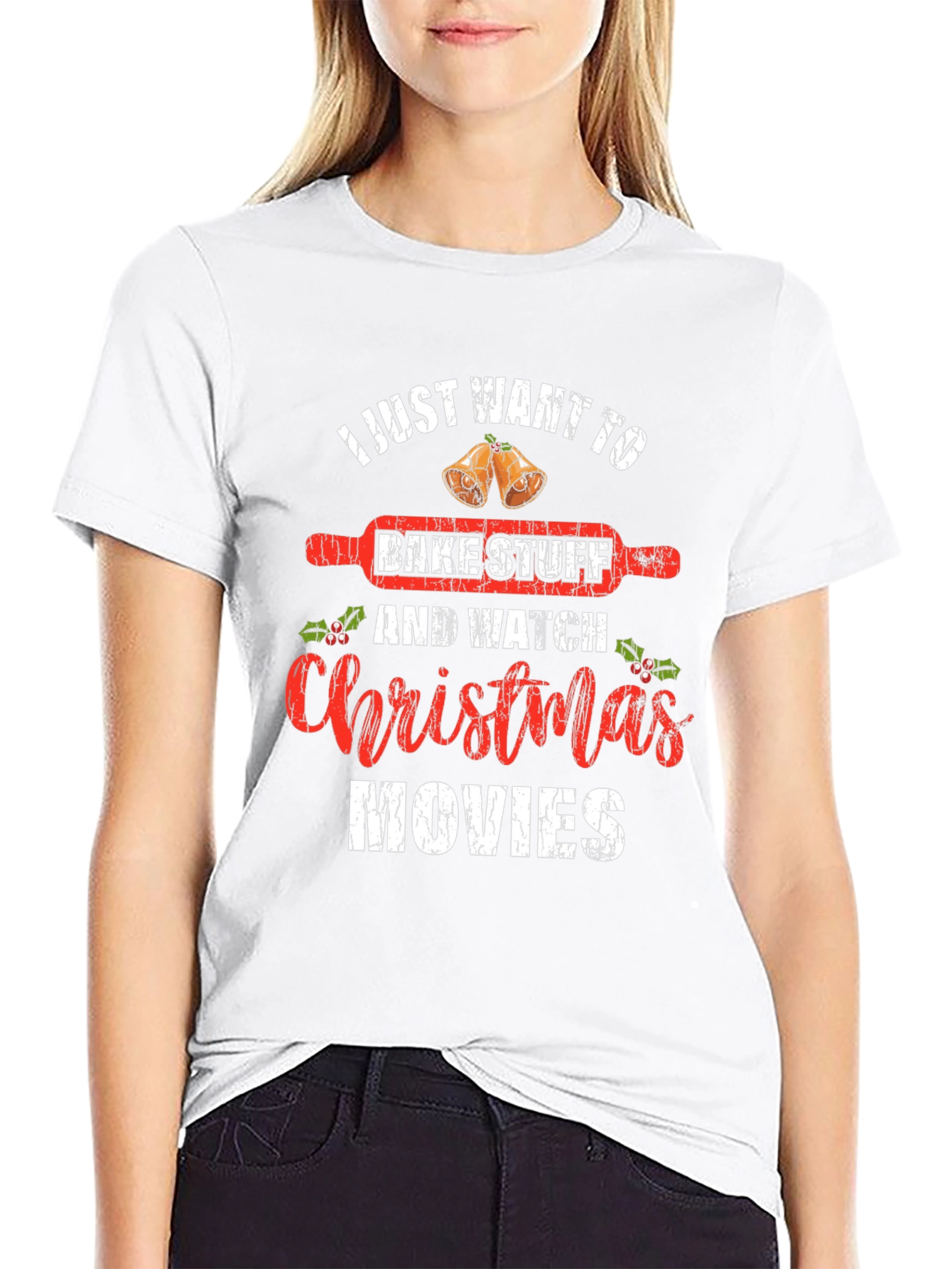 Bake Stuff & Christmas Movies T-Shirt