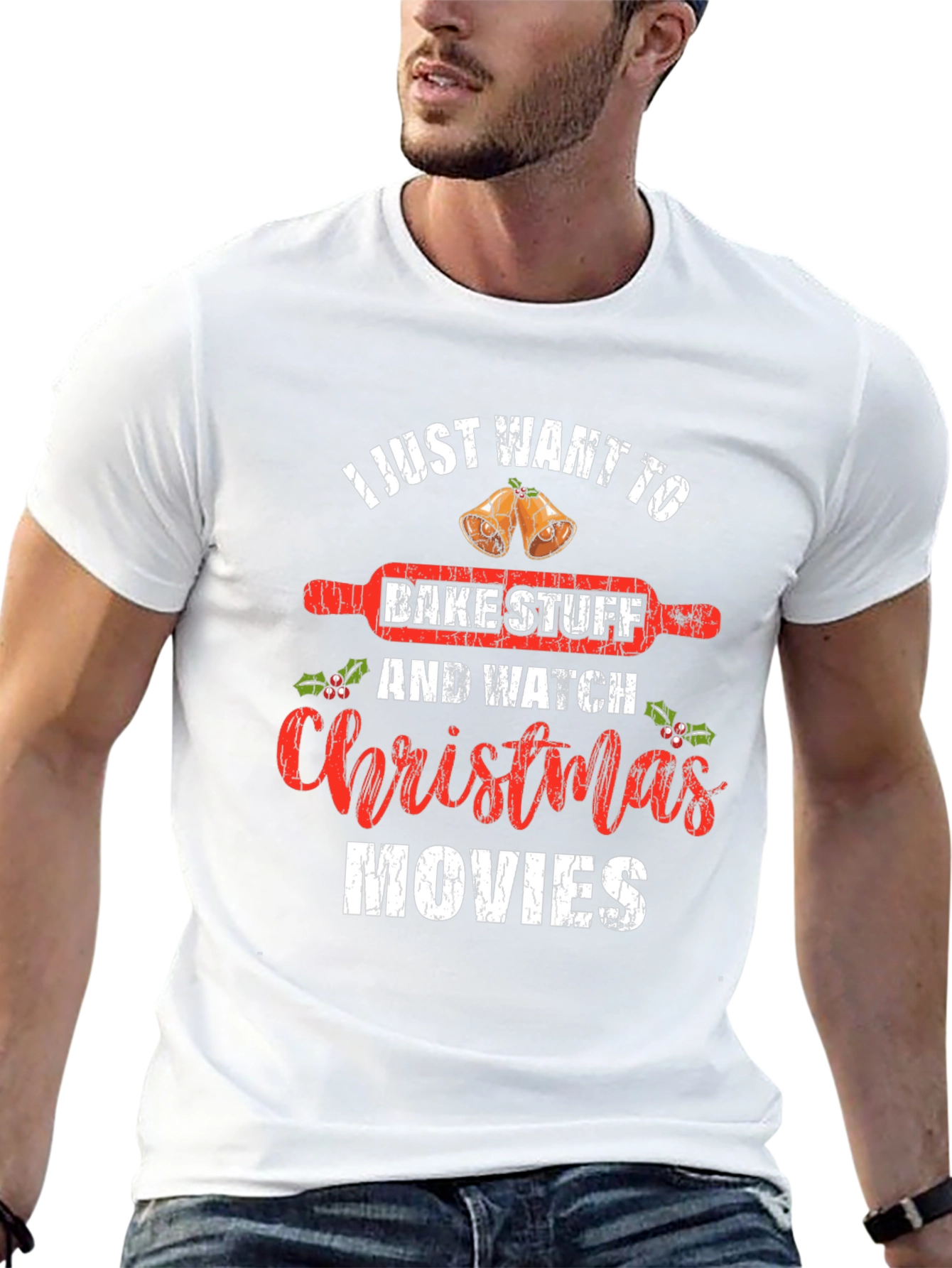 Bake Stuff & Christmas Movies T-Shirt