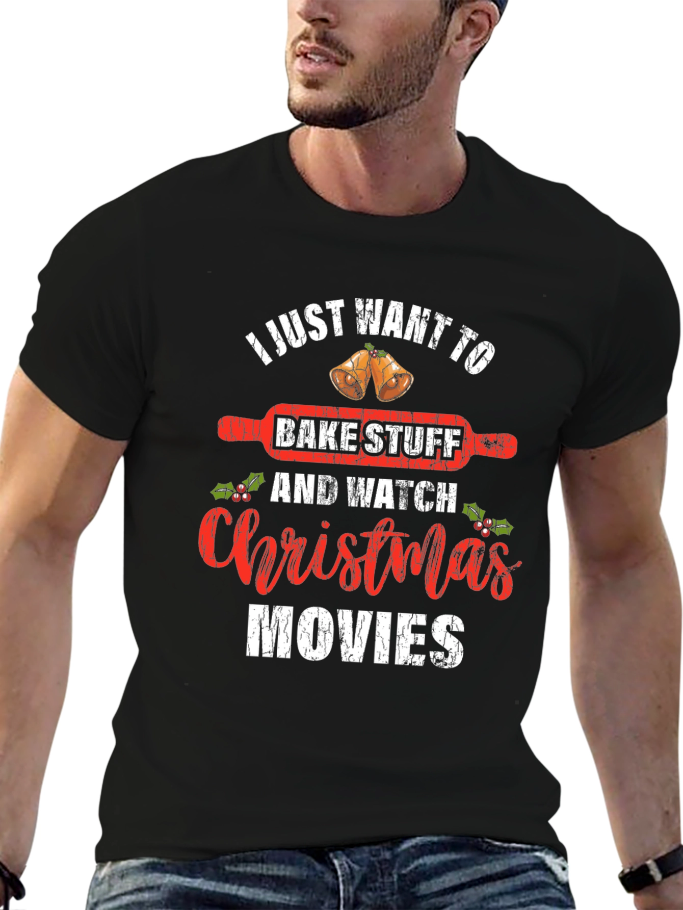 Bake Stuff & Christmas Movies T-Shirt