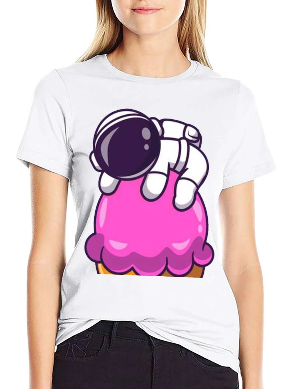 Astronaut Ice Cream Graphic Tee