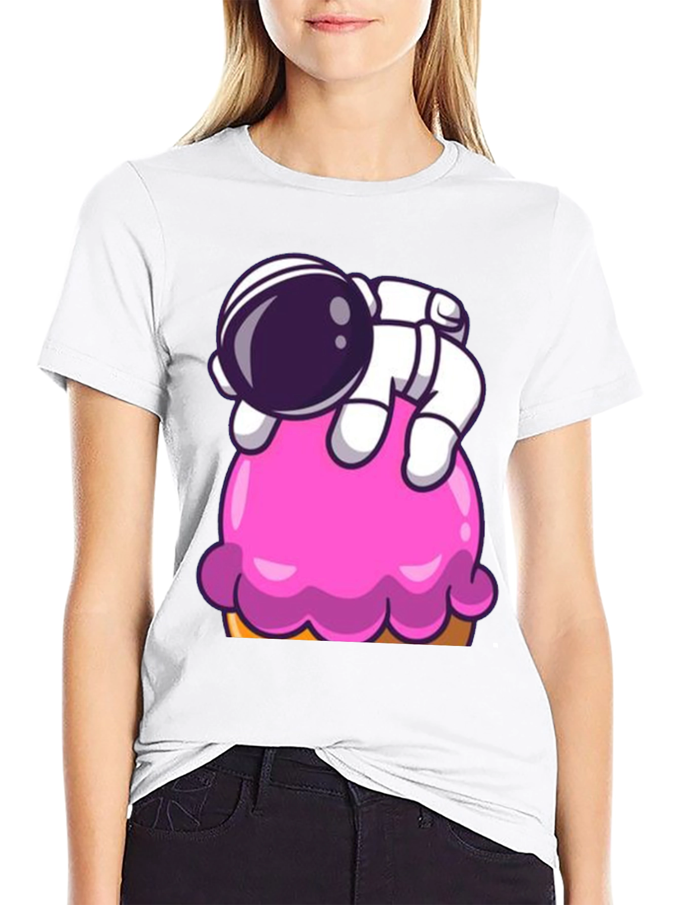 Astronaut Ice Cream Graphic Tee