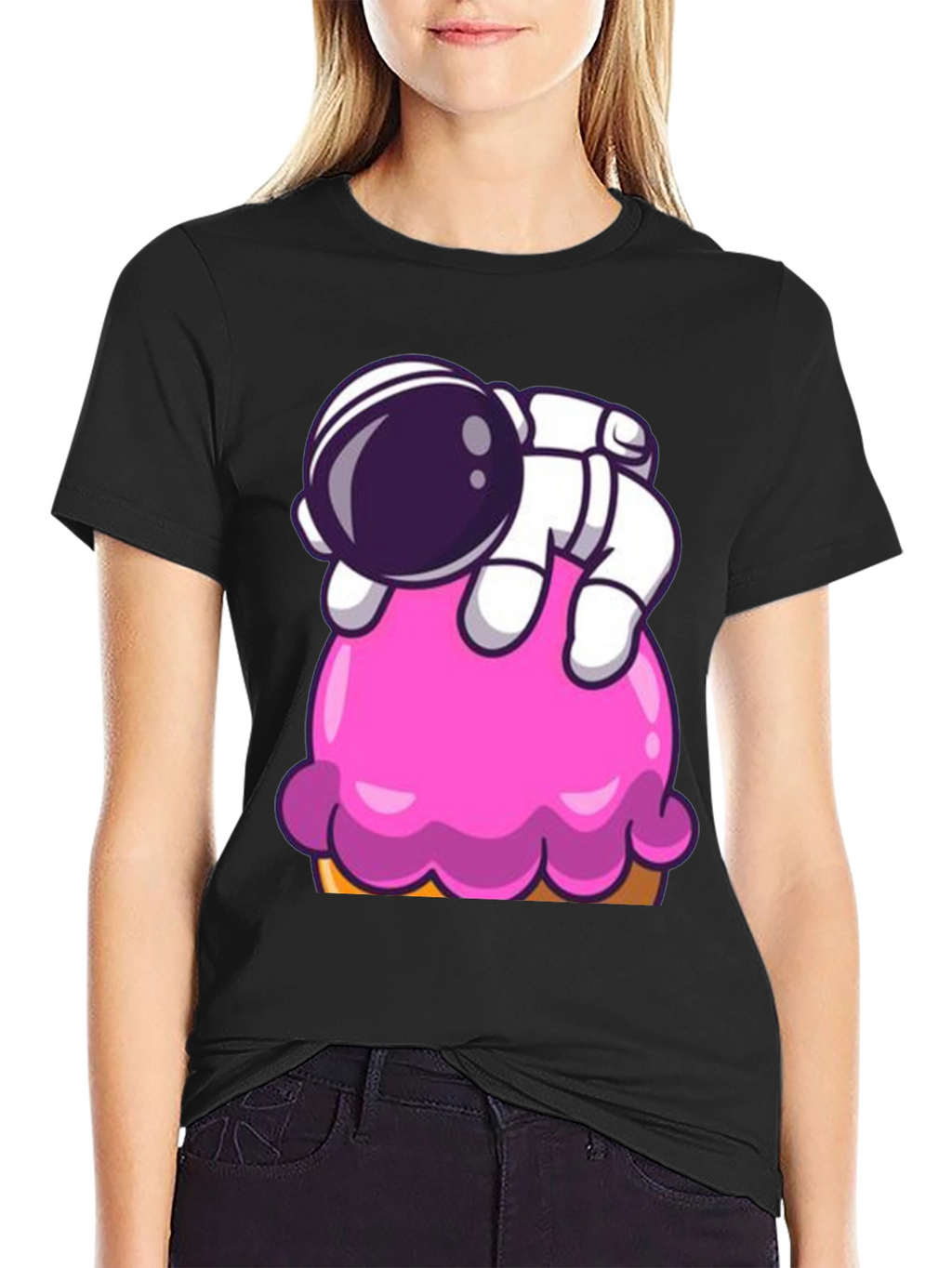 Astronaut Ice Cream Graphic Tee