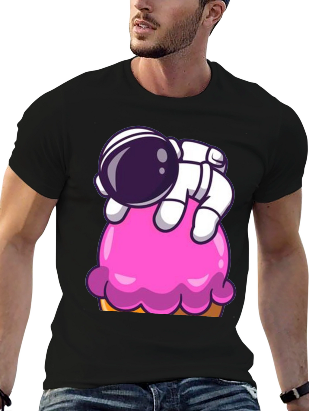 Astronaut Ice Cream Graphic Tee