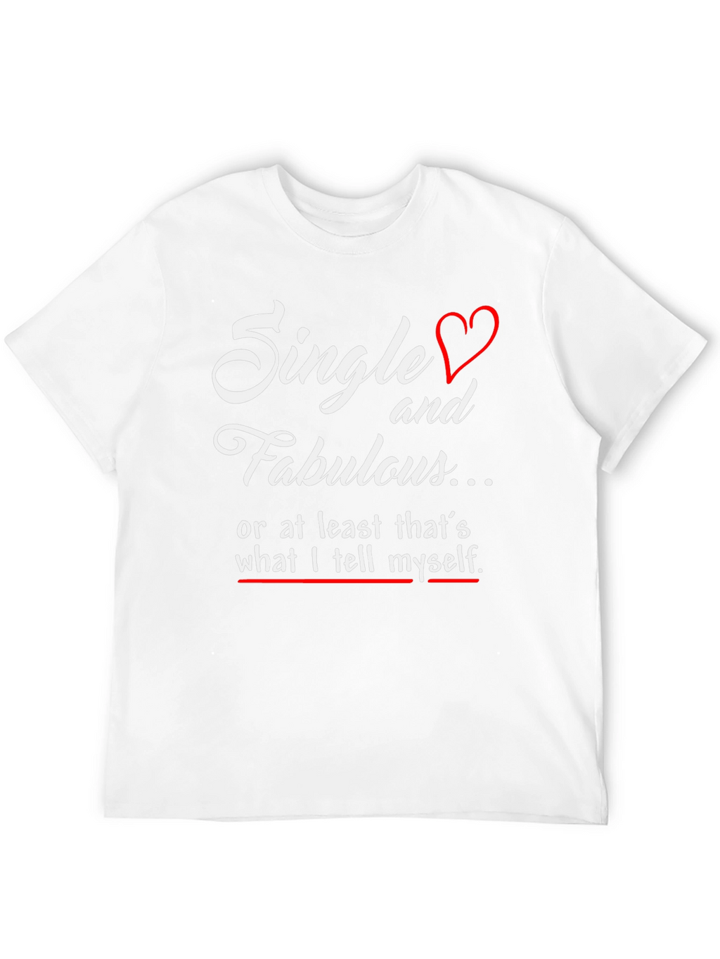 Single and Fabulous Mens Black Graphic Tee