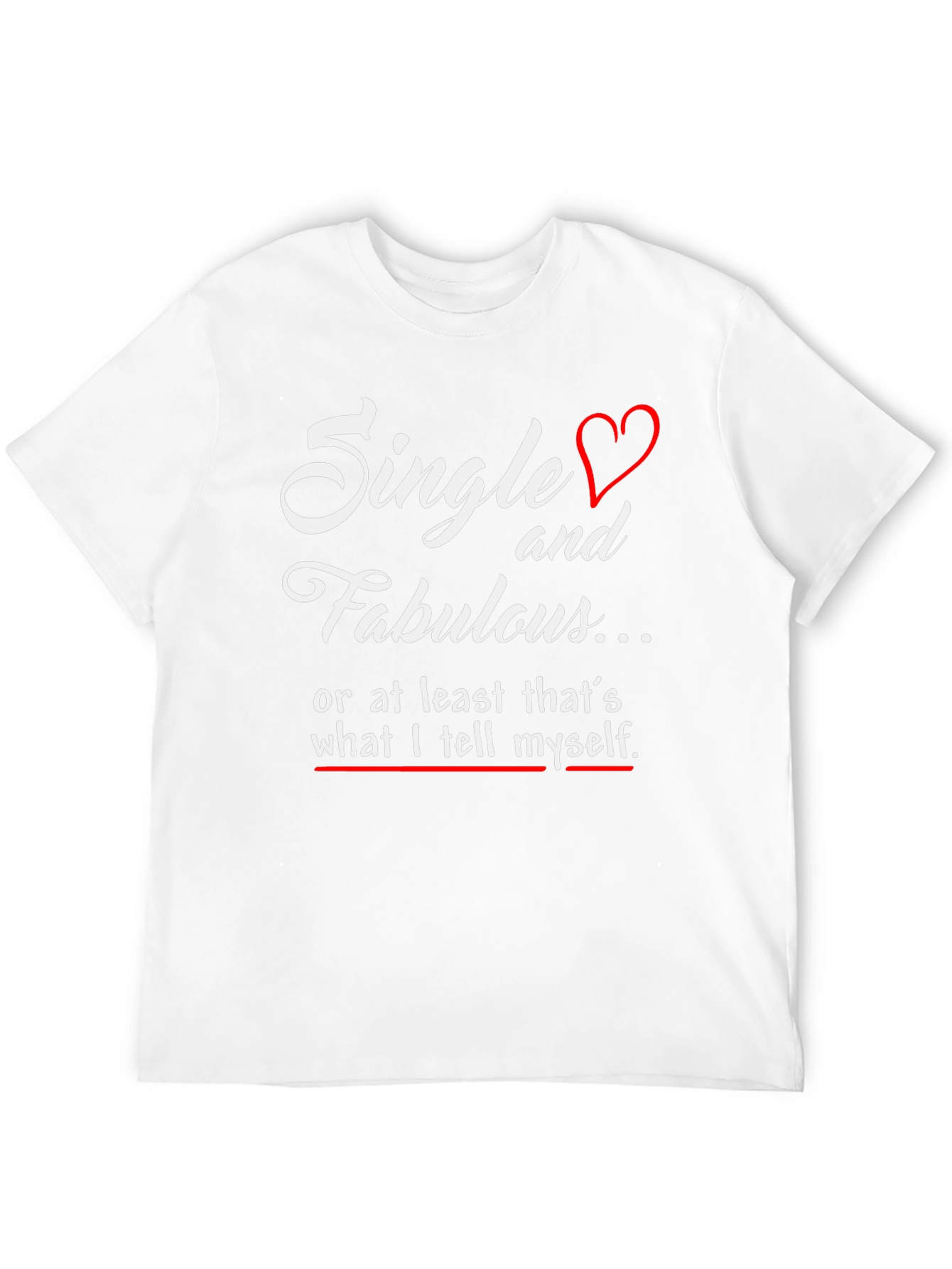Single and Fabulous Mens Black Graphic Tee