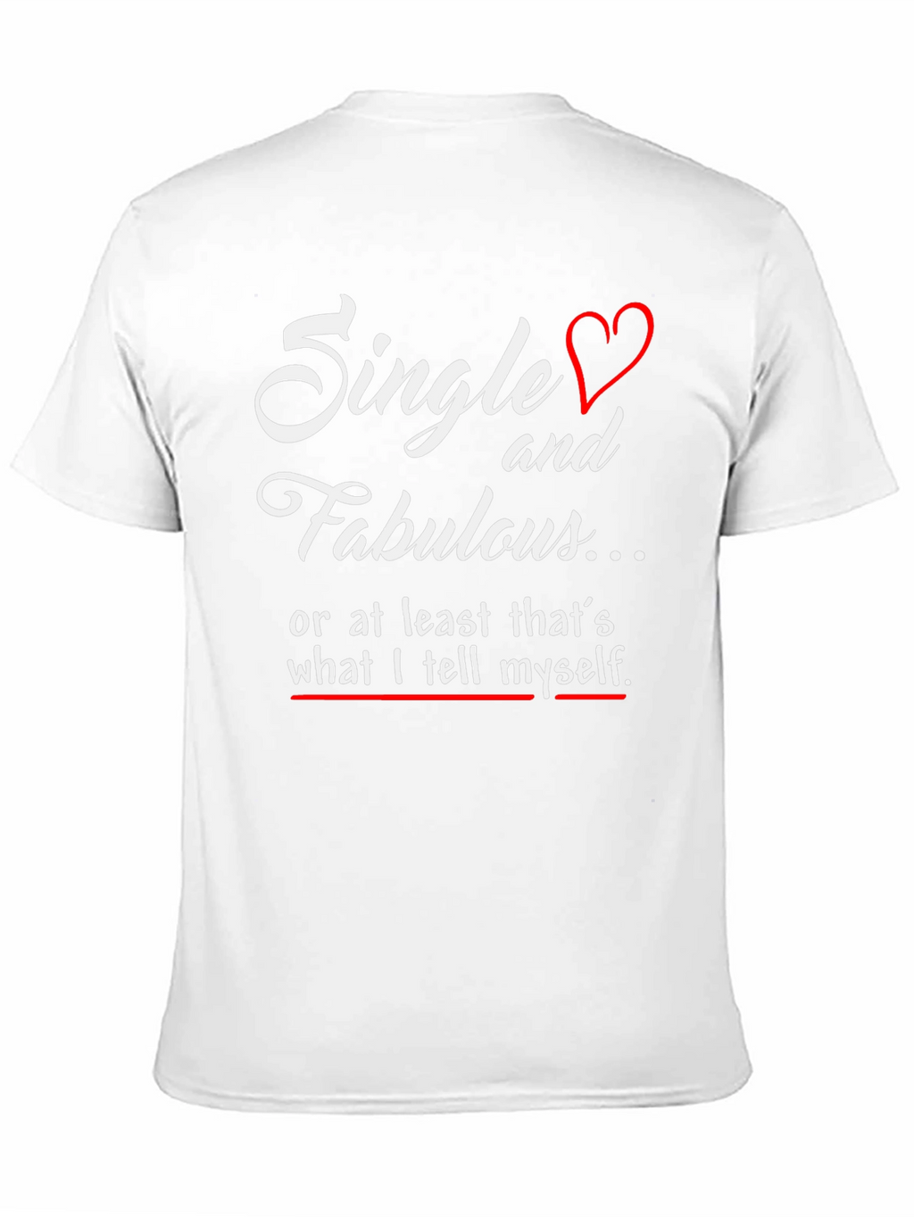 Single and Fabulous Mens Black Graphic Tee