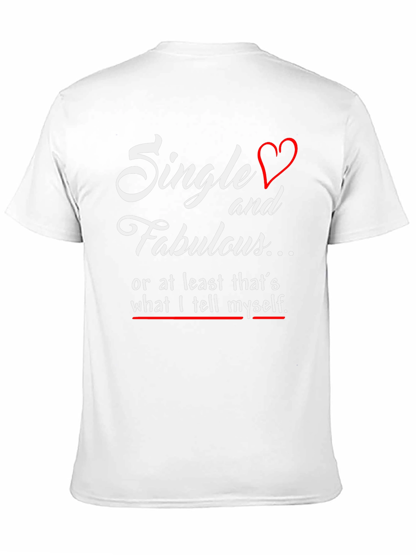 Single and Fabulous Mens Black Graphic Tee