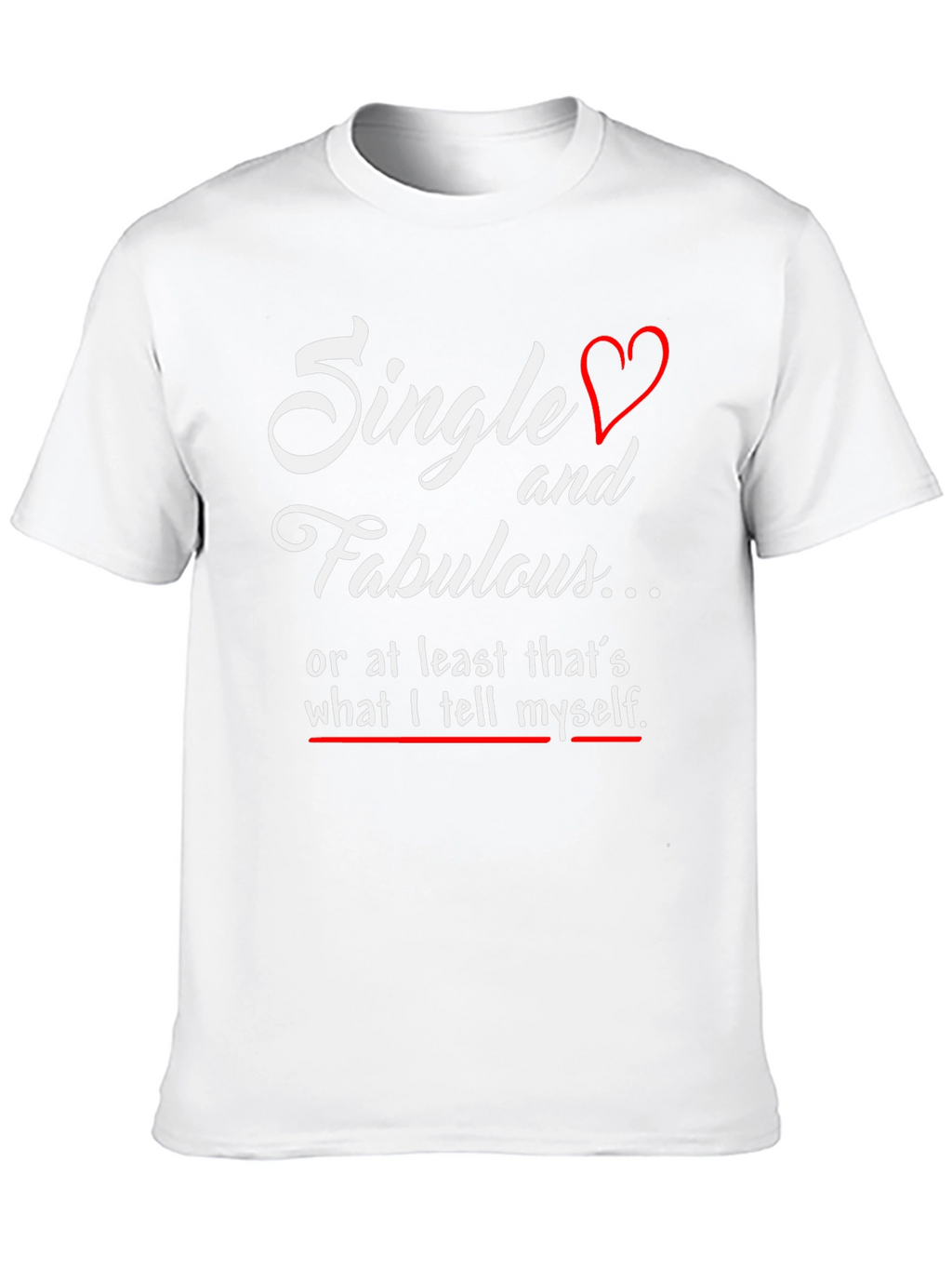 Single and Fabulous Mens Black Graphic Tee