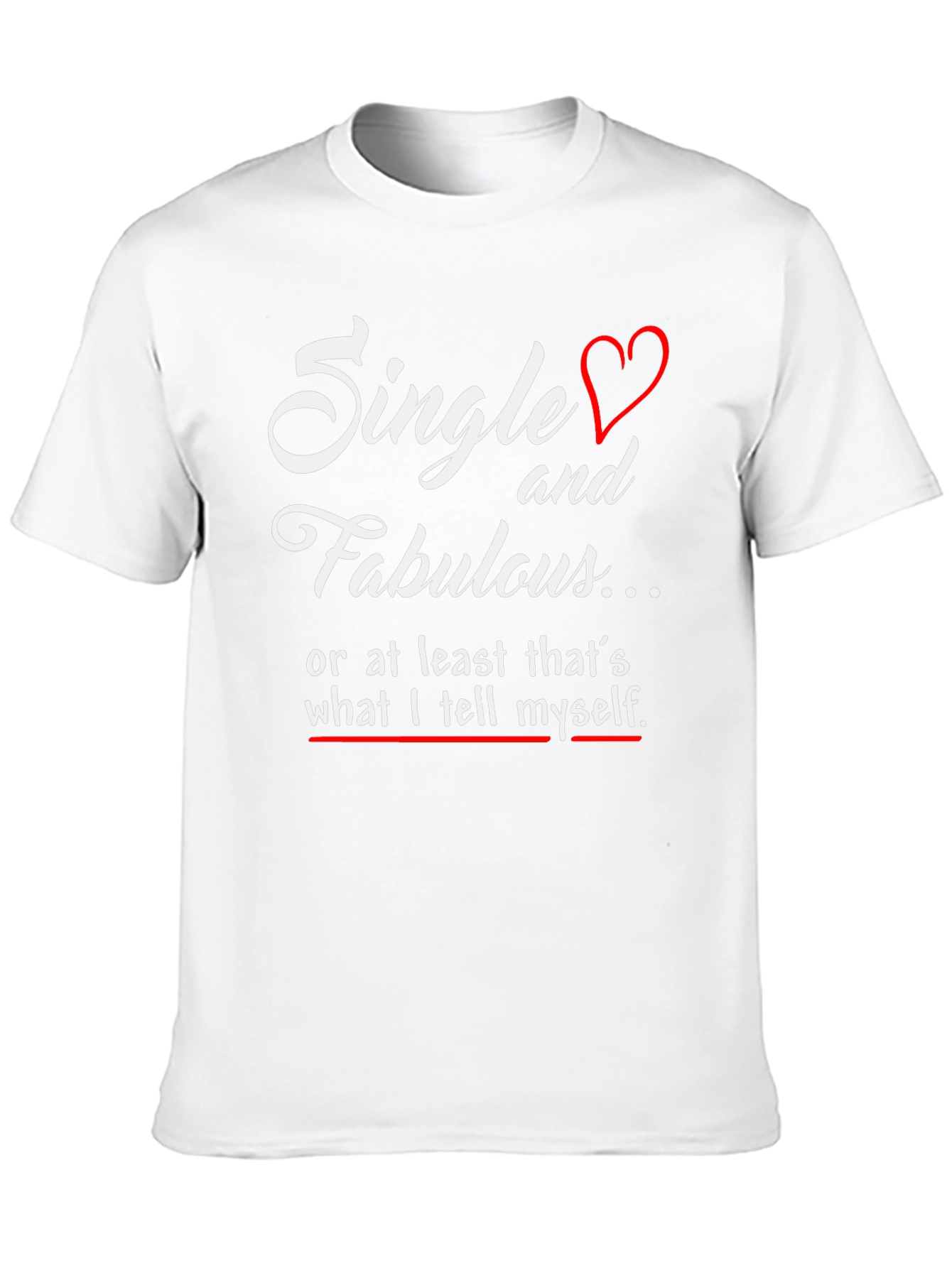 Single and Fabulous Mens Black Graphic Tee
