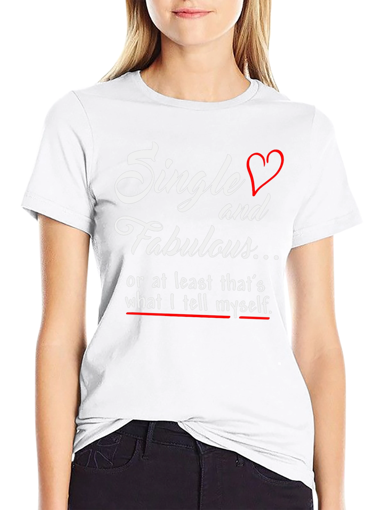 Single and Fabulous Mens Black Graphic Tee