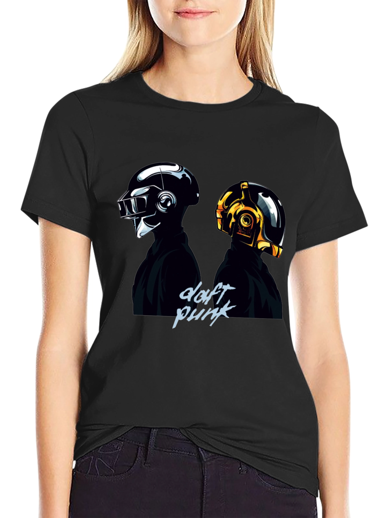 Daft Punk Graphic Black T-Shirt
