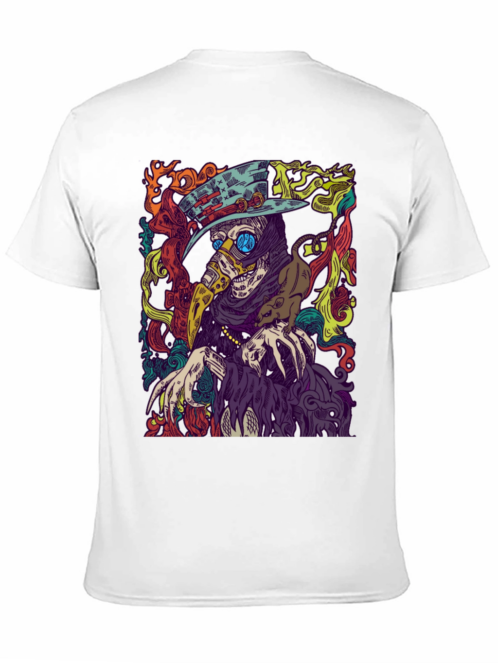 Plague Doctor Graphic Tee - Mens Black T-Shirt