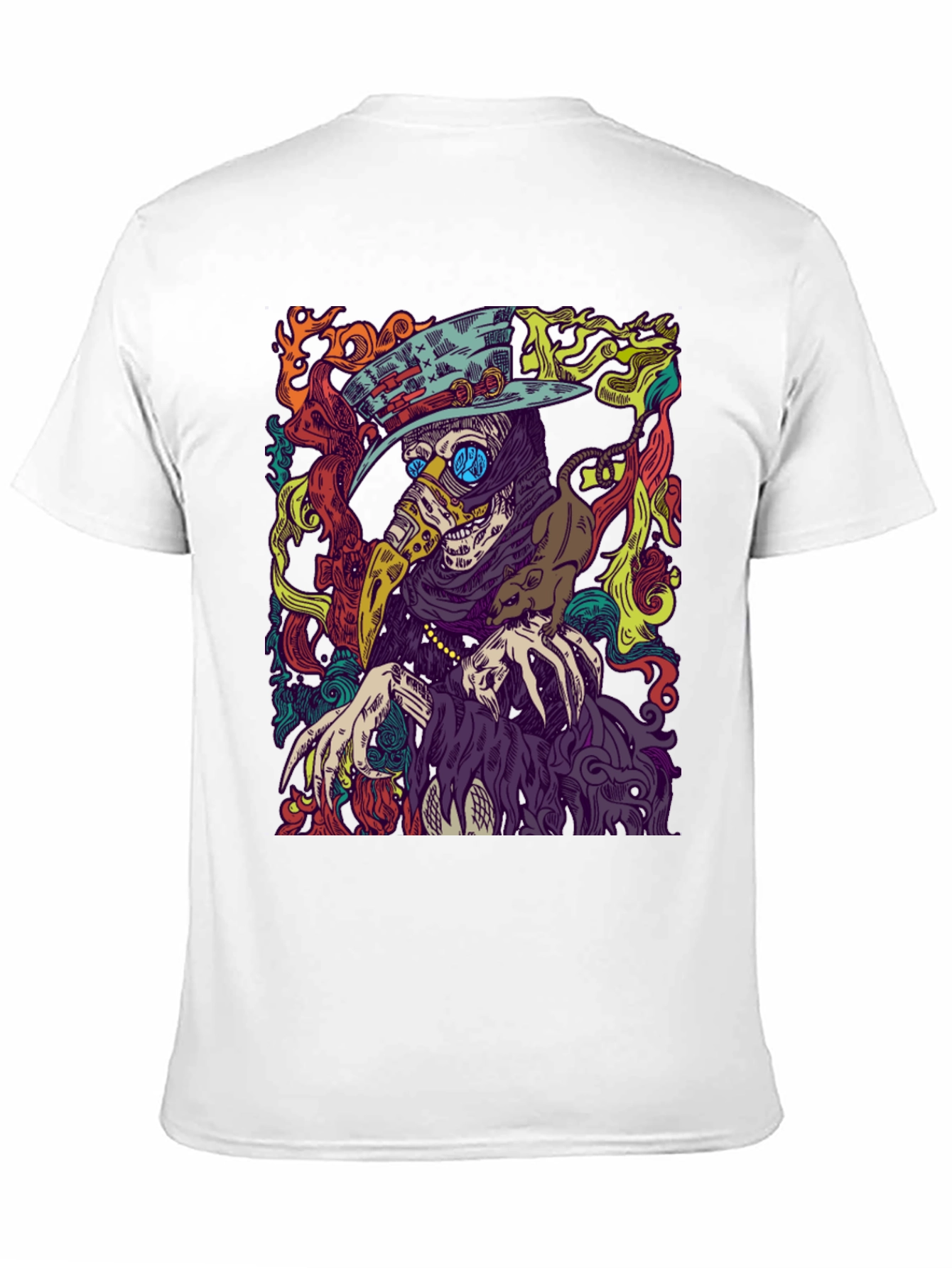 Plague Doctor Graphic Tee - Mens Black T-Shirt