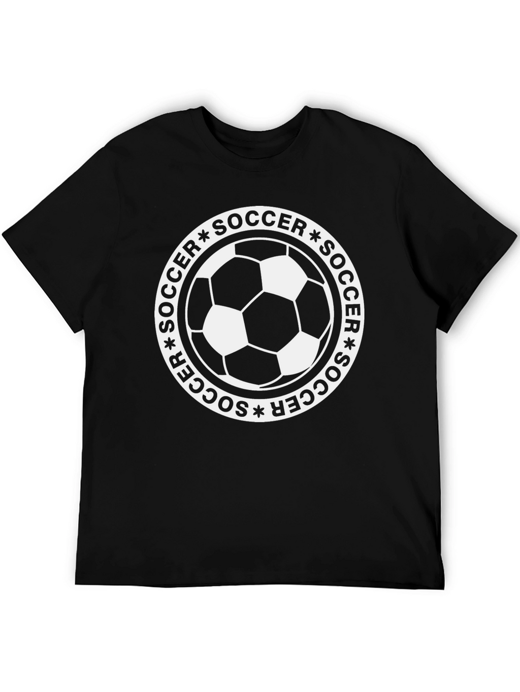 Soccer Graphic T-Shirt - Black
