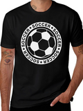 Soccer Graphic T-Shirt - Black