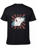 Meerkat Graphic Tee - Distressed Retro Design