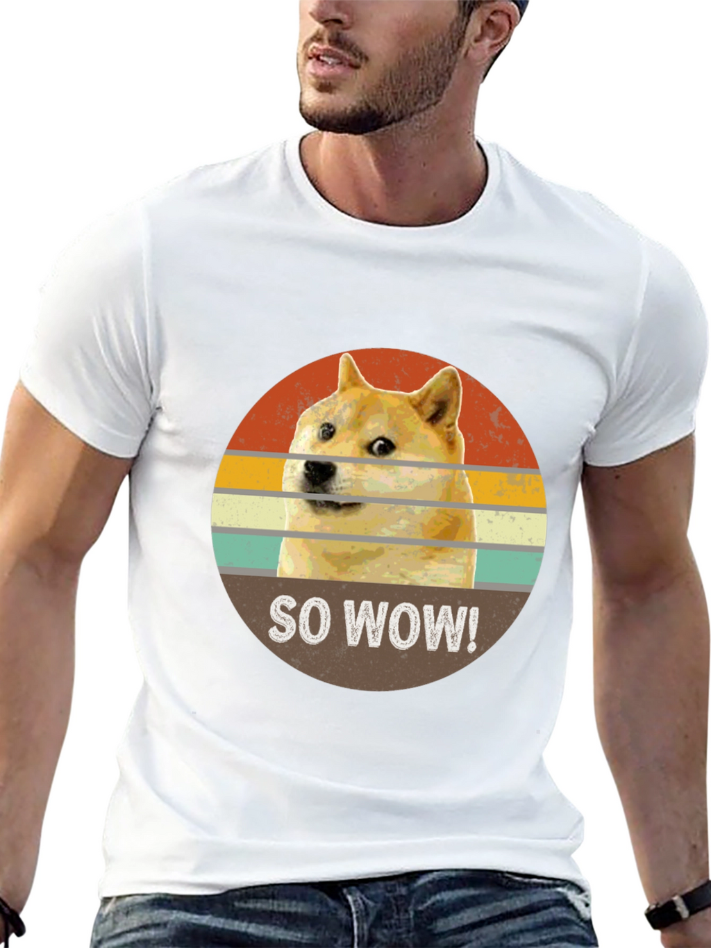 Retro Doge T-Shirt - So Wow Meme Tee