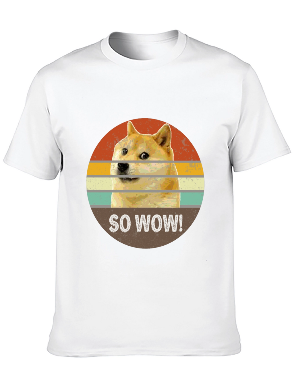 Retro Doge T-Shirt - So Wow Meme Tee