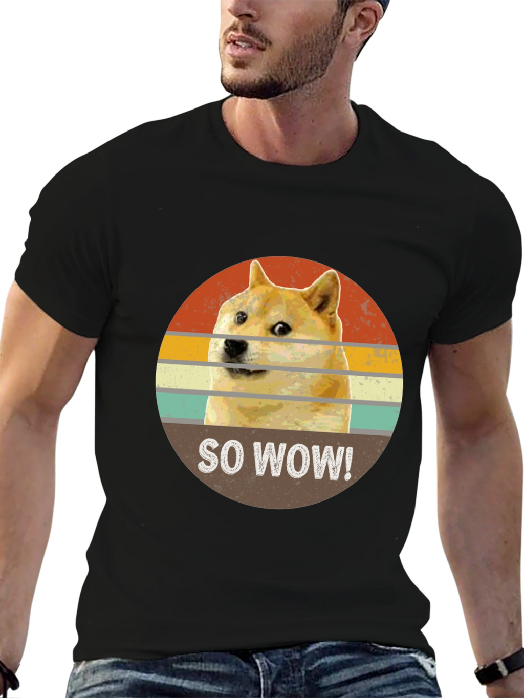 Retro Doge T-Shirt - So Wow Meme Tee