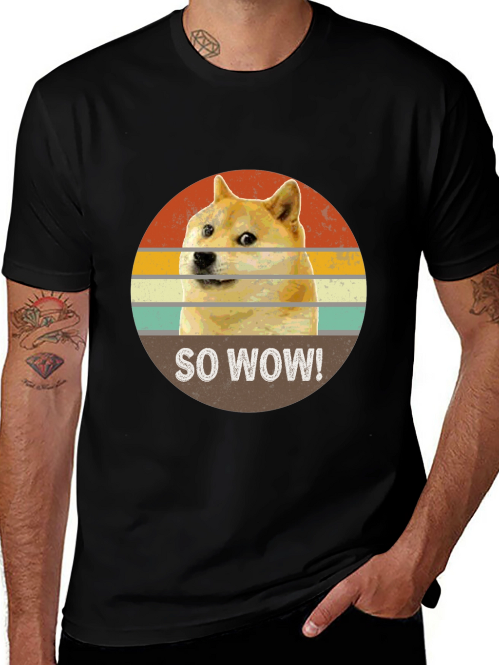Retro Doge T-Shirt - So Wow Meme Tee
