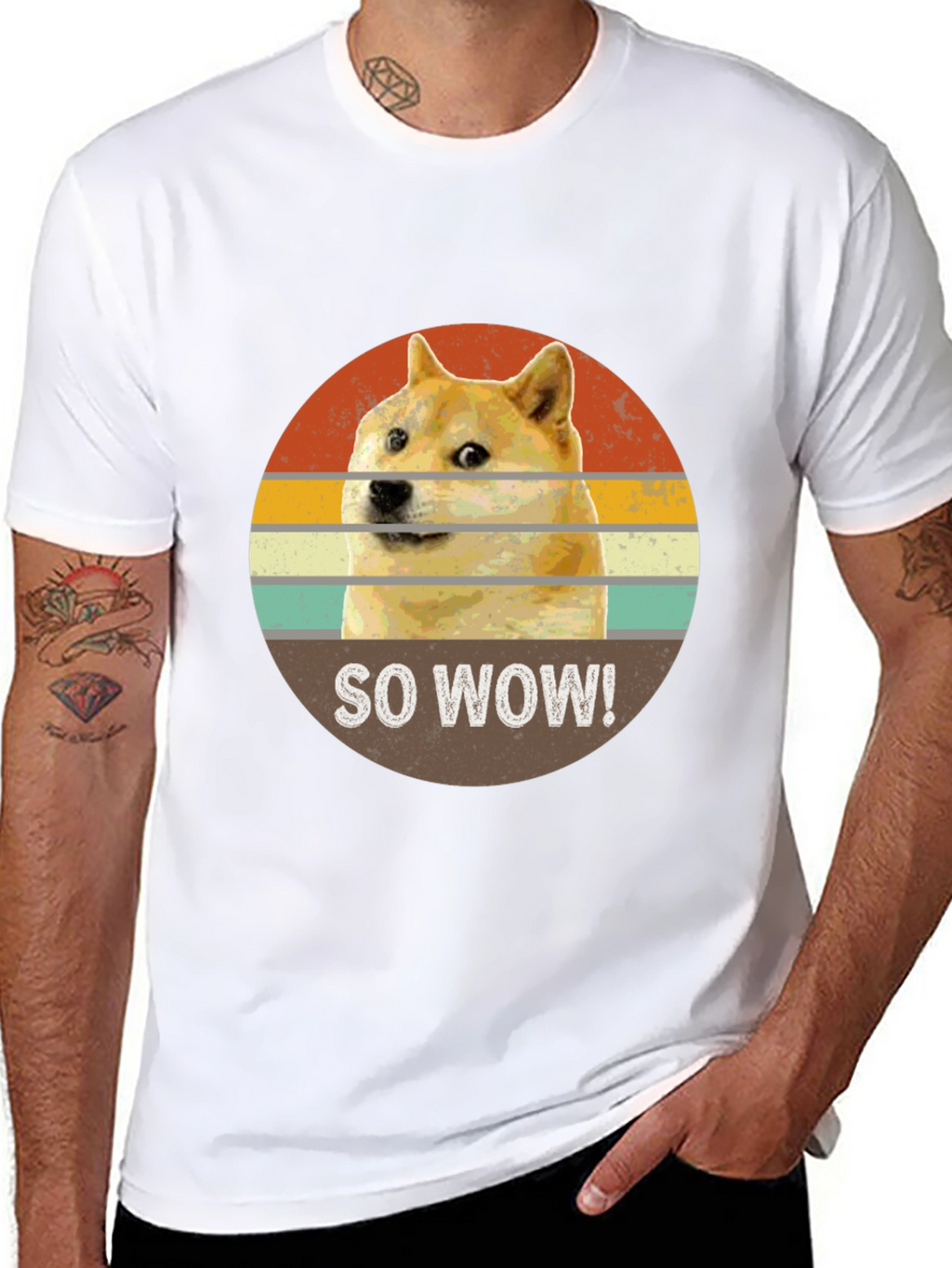 Retro Doge T-Shirt - So Wow Meme Tee