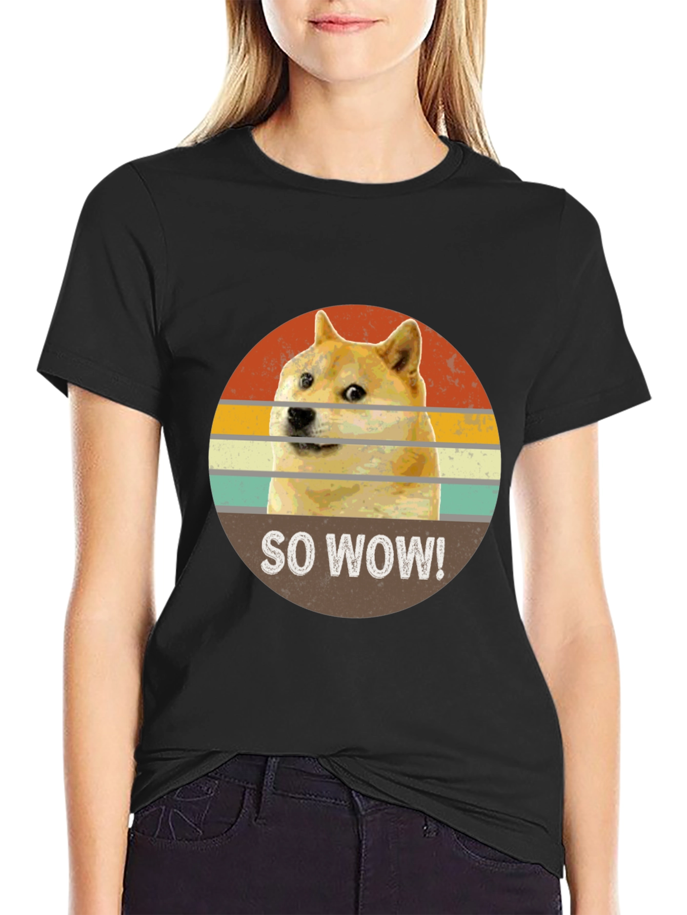 Retro Doge T-Shirt - So Wow Meme Tee