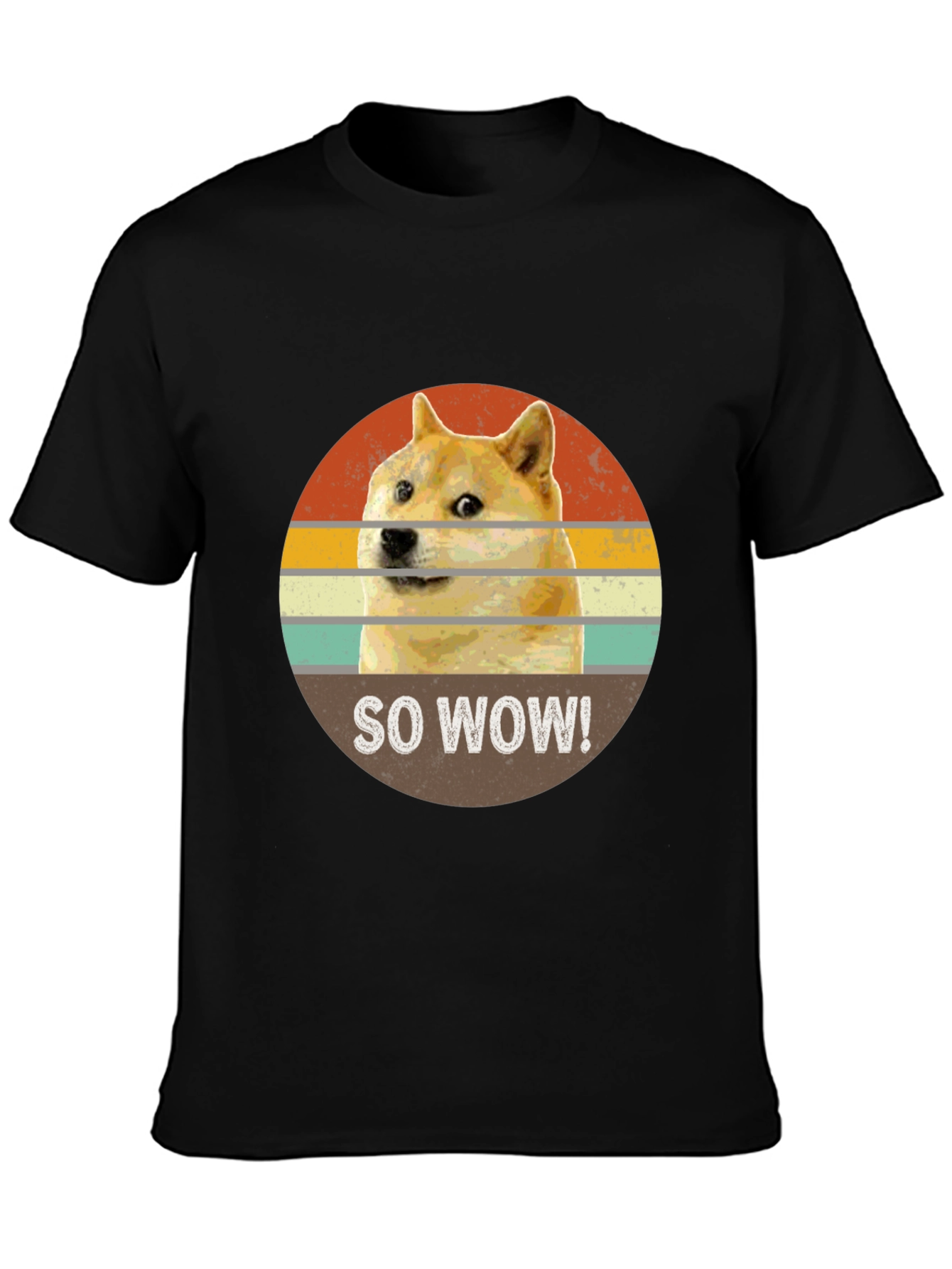 Retro Doge T-Shirt - So Wow Meme Tee