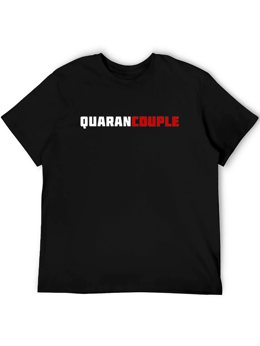 QuaranCouple T-Shirt - Black Crew Neck