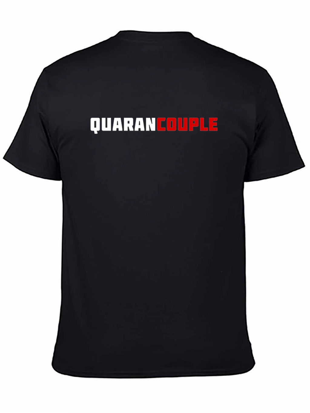 QuaranCouple T-Shirt - Black Crew Neck