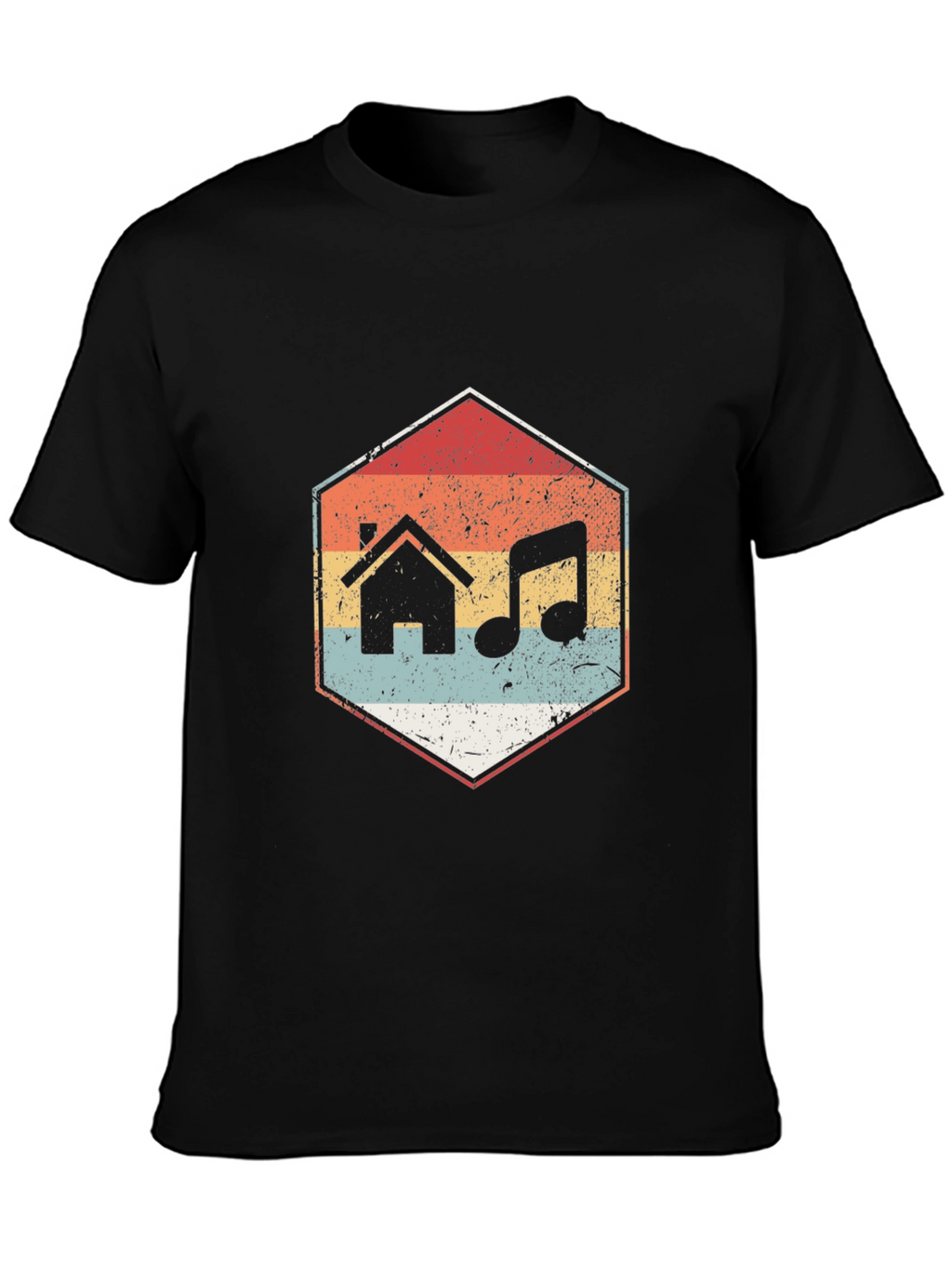 House Music T-Shirt Retro Design