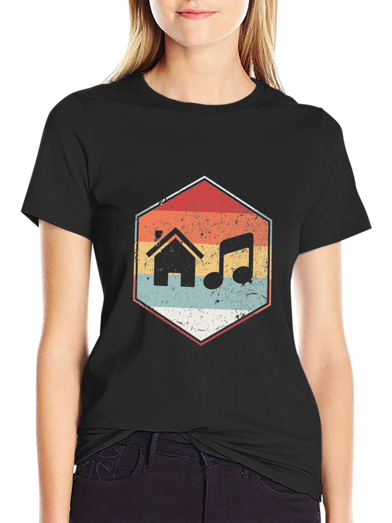 House Music T-Shirt Retro Design