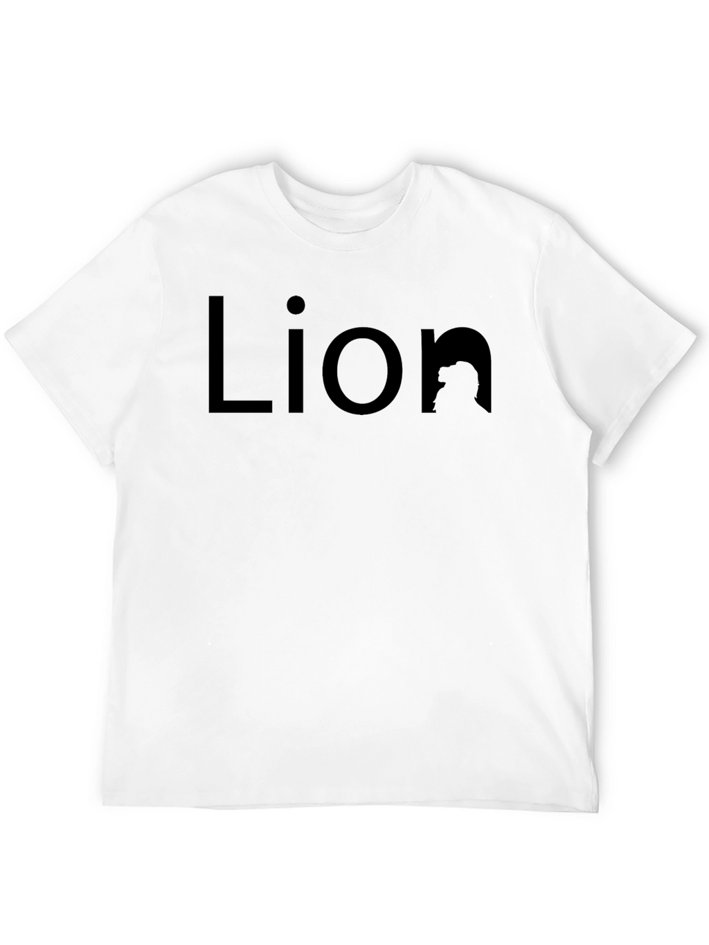 Lion Graphic Tee - Black Cotton Comfort