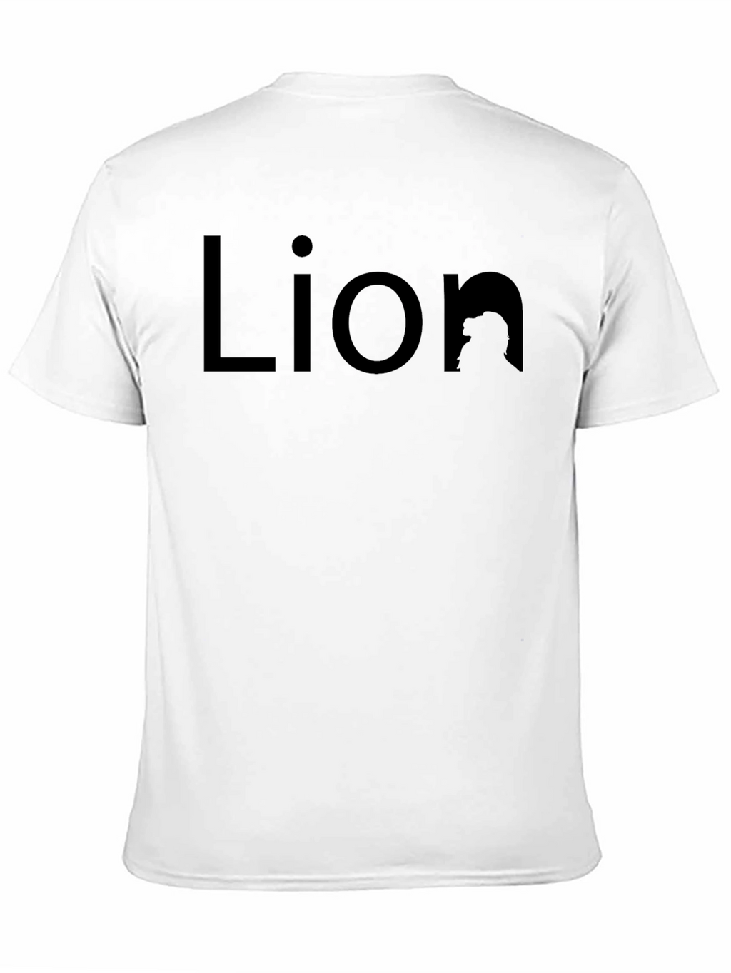 Lion Graphic Tee - Black Cotton Comfort