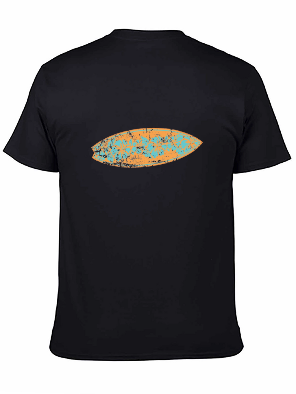 Surfboard Graphic Tee - Black