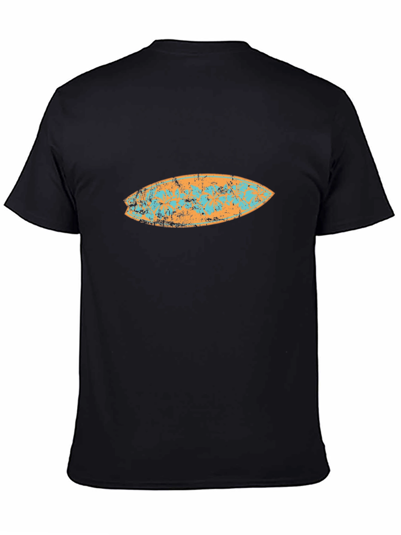 Surfboard Graphic Tee - Black