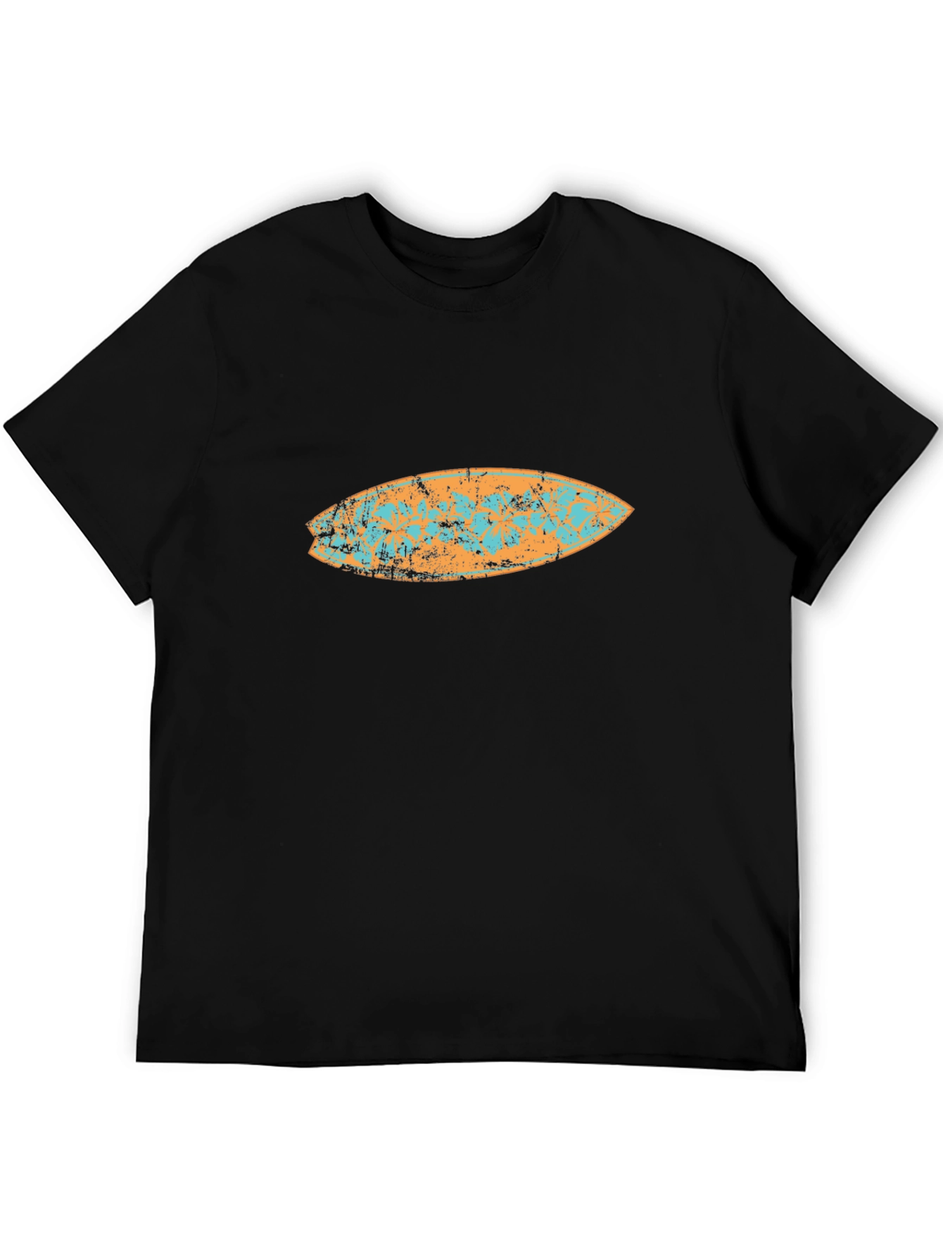 Surfboard Graphic Tee - Black