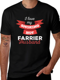 Smoking Hot Farrier Husband T-Shirt